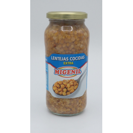 Lentejas Cocidas Extra MIGENIL 580g